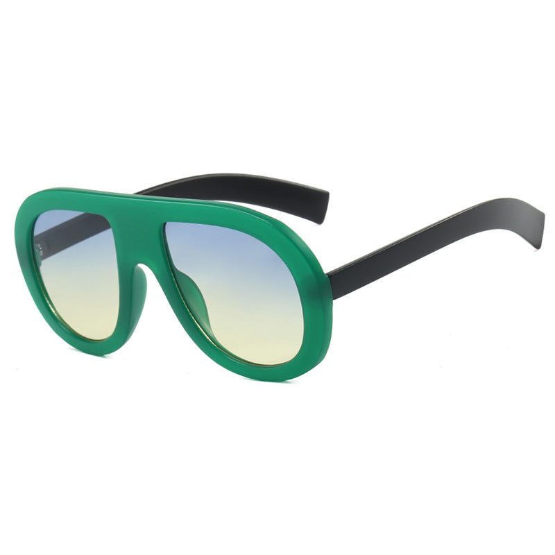 Dame oversized solbriller i futuristisk design Luvikno