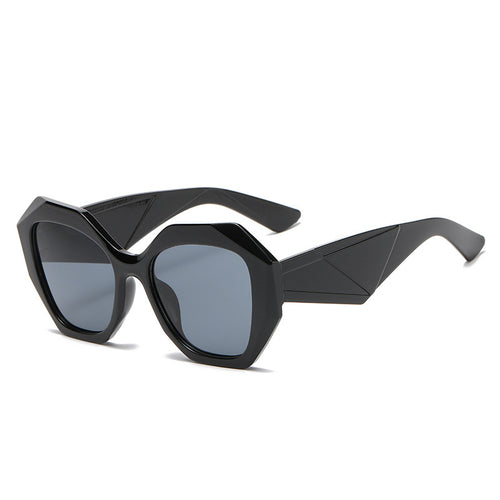 Damer eksepsjonell polygonal solbrille Luvikno