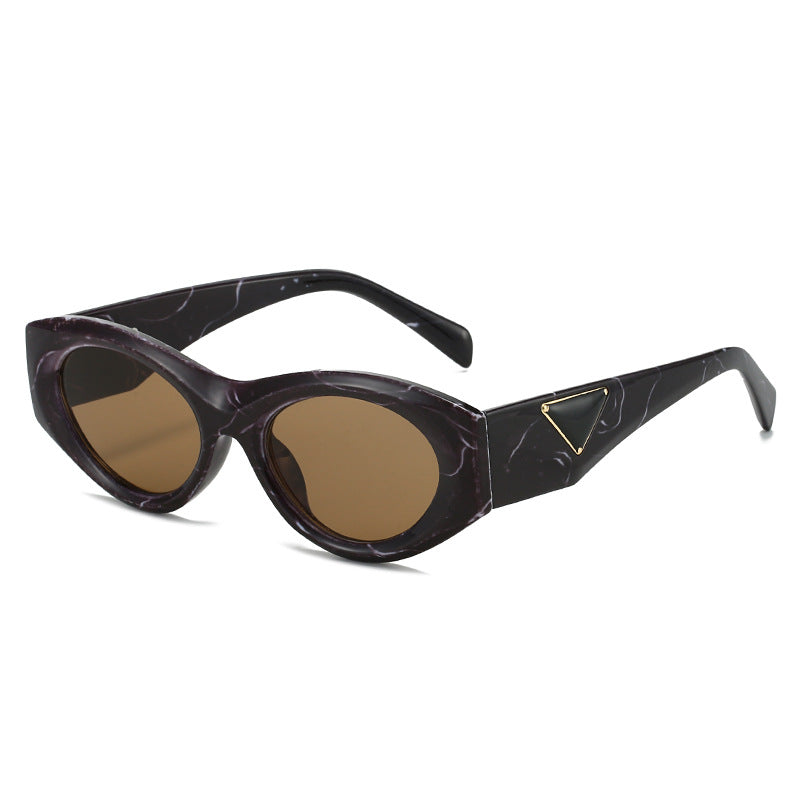 Dame mote kattøyne solbrille Luvikno
