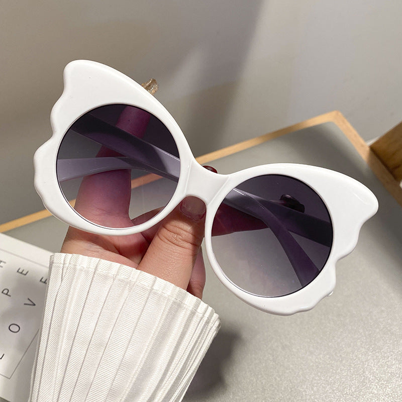 Dame Cat-Eye solbriller med unik rammeform og UV-beskyttelse Luvikno
