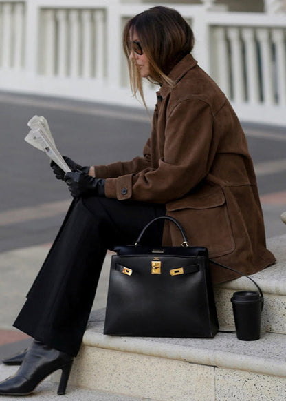 Luvik | Nahka Napitettava Takki