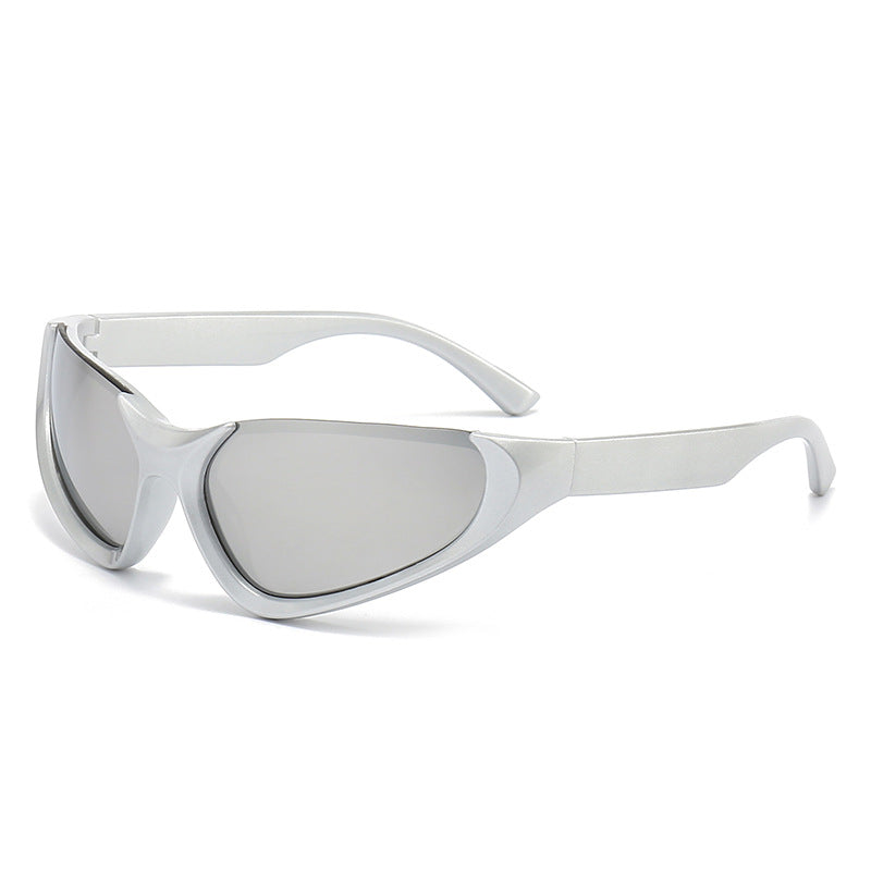 Damer sporty solbriller med aerodynamisk design Luvikno