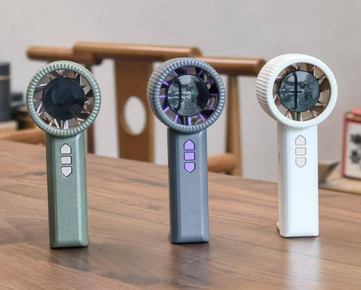 Unisex Bærbar Håndvifte med kraftig batteri og kompakt design Luvikno