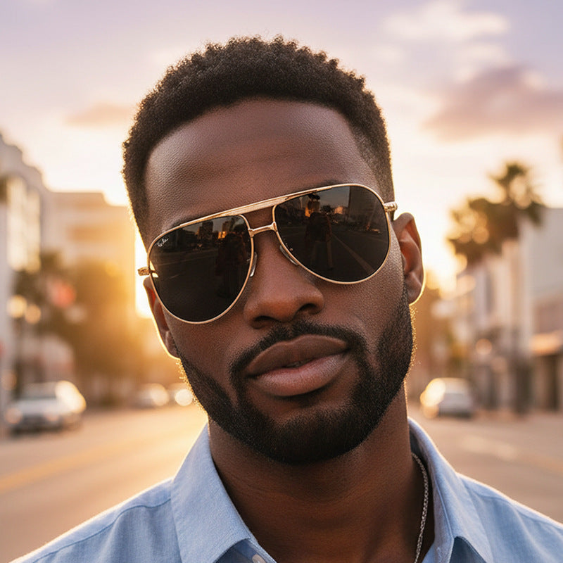 Dame solbrille i elegant pilotdesign Luvikno