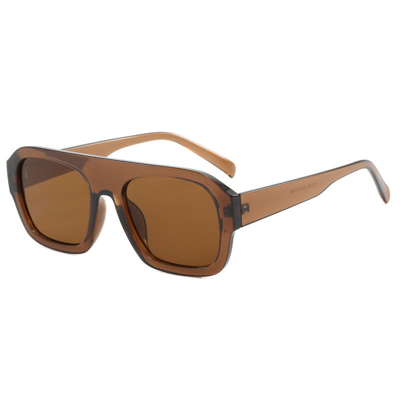 Dame oversized kvadratisk solbrille med moderne design Luvikno