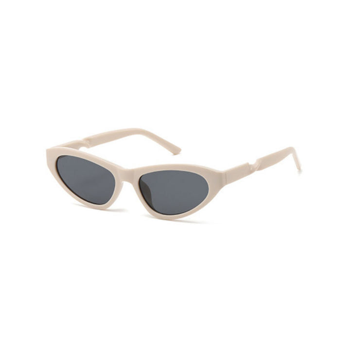 Dame Cat-Eye solbrille med stilige rammer og UV-beskyttelse Luvikno