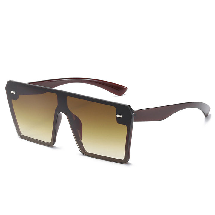 Dame Oversized solbriller i futuristisk design Luvikno