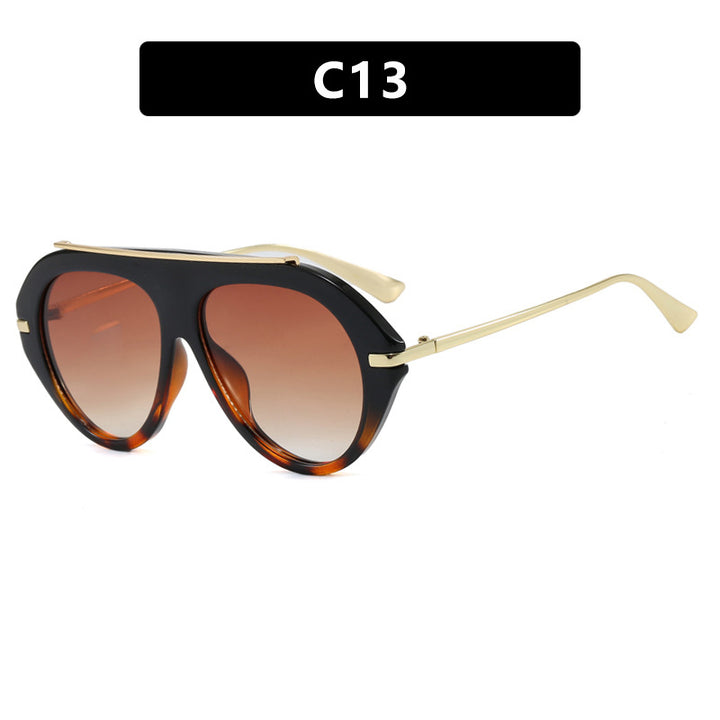 Dame solbrille i elegant heksagon-design Luvikno