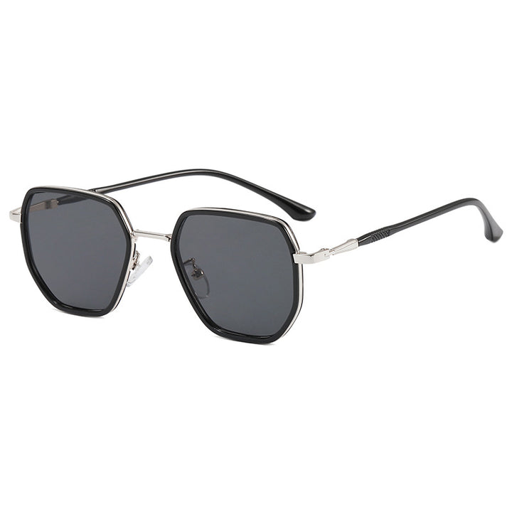 Dame geometrisk solbrille med elegant glassdesign Luvikno