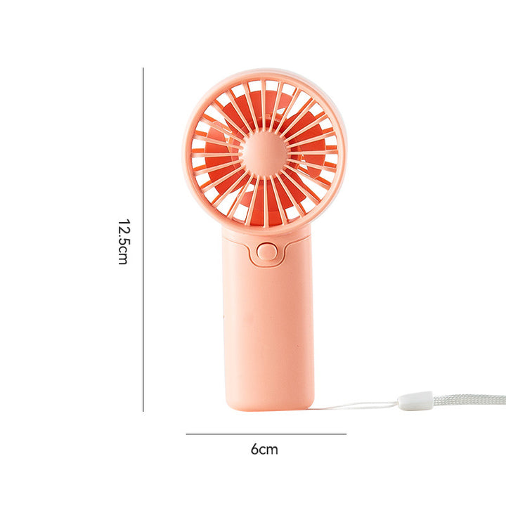 Kvinnenes bærbare mini håndholdte vifte med innovativ luftbevegelse Skanto