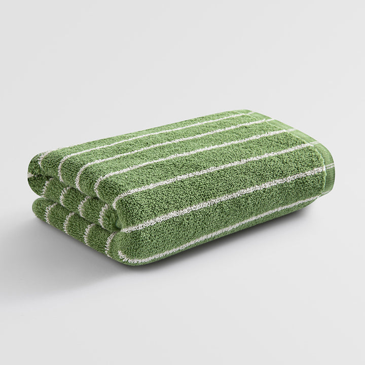 Dame fløyels-håndkle med stripete design Luvikno