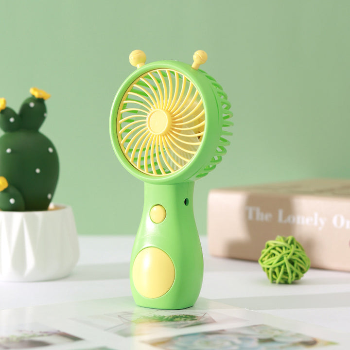 Unisex Mini Snegleformet USB Oppladbar Skrivevifte Luvikno