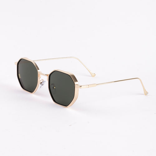 Dame solbrille i moderne, åttekantede design med UV-beskyttelse Luvikno