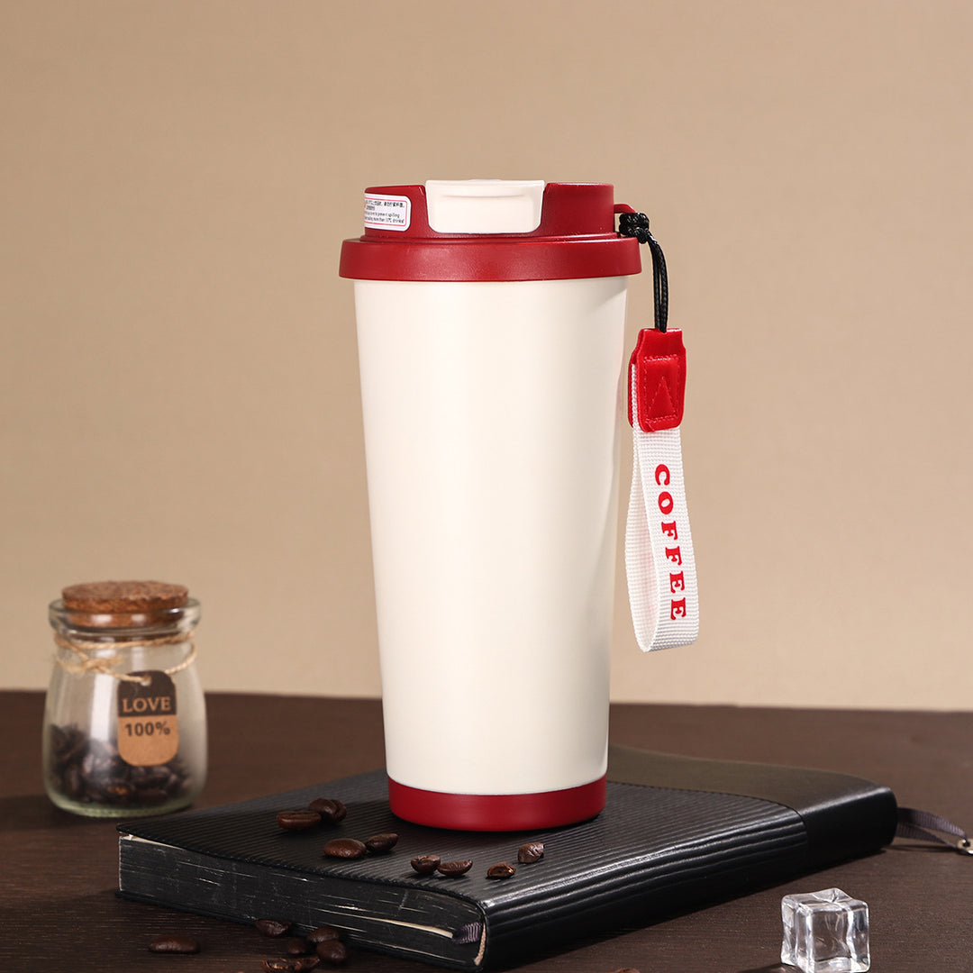 Dame elegant og isolert To-Go drikkekopp Luvikno