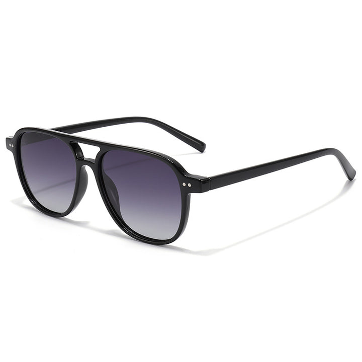 Dame designer solbrille med trendy havskilpadde ramme og UV-beskyttelse Luvikno