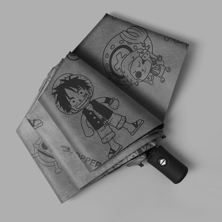 Dame Automatisk Sammenleggbart Regnparaply med høykvalitets One Piece Design Luvikno