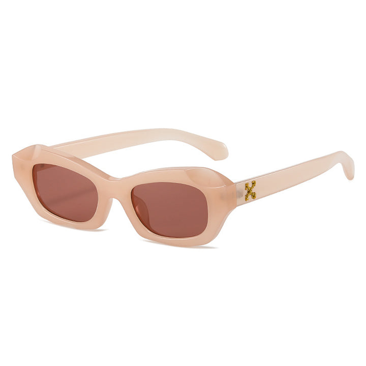 Dame moteriktig solbrille i innovativt design Luvikno