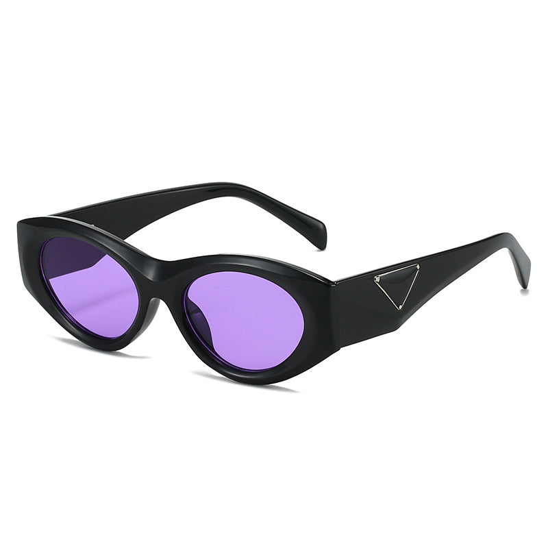 Dame mote kattøyne solbrille Luvikno