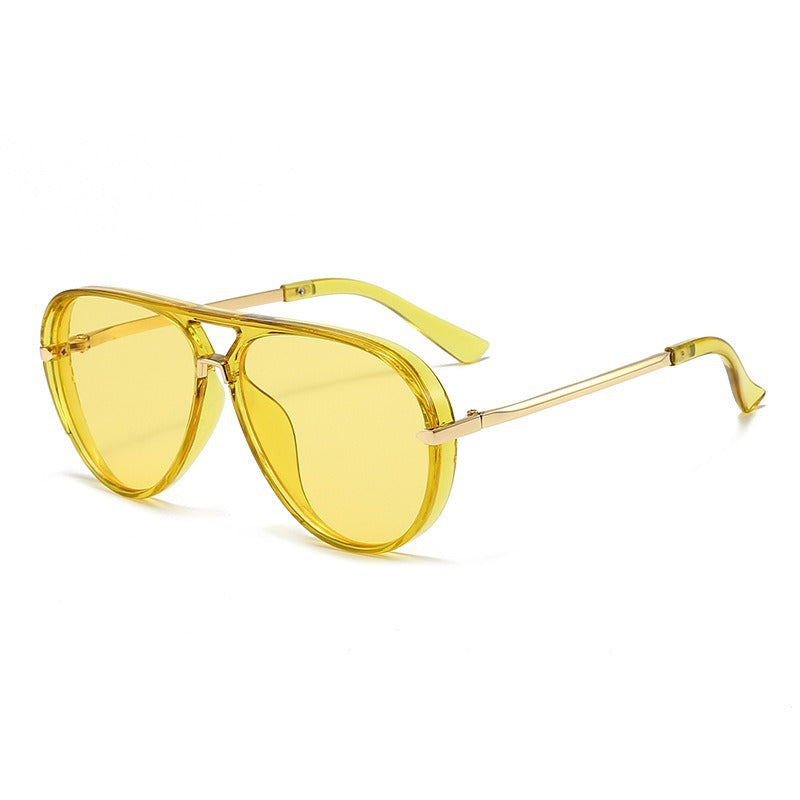 Dame pilot-solbrille med moderne metallramme og UV-beskyttelse Luvikno