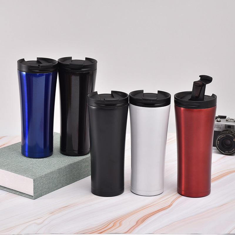 Damer elegant isolerende kaffekopp med praktisk lokk Luvikno
