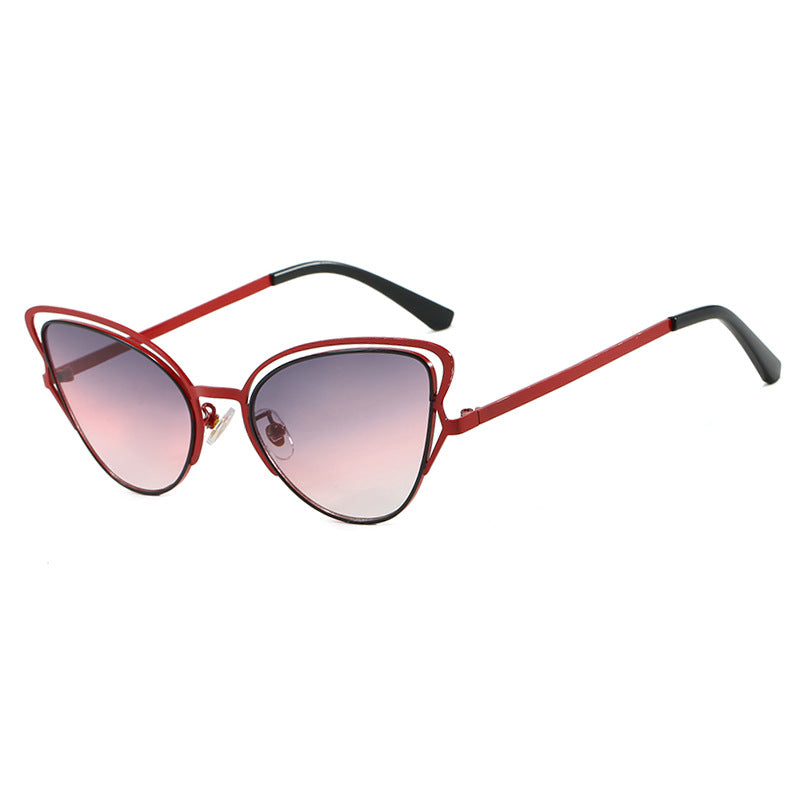 Dame Cat-Eye Briller med edelt metallramme og komfortabel passform Luvikno
