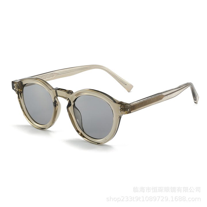 Kvinnenes fashionable solbriller i moderne oval design Luvikno