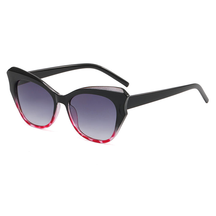 Dame Cat-Eye Solbrille med stilfullt design Luvikno