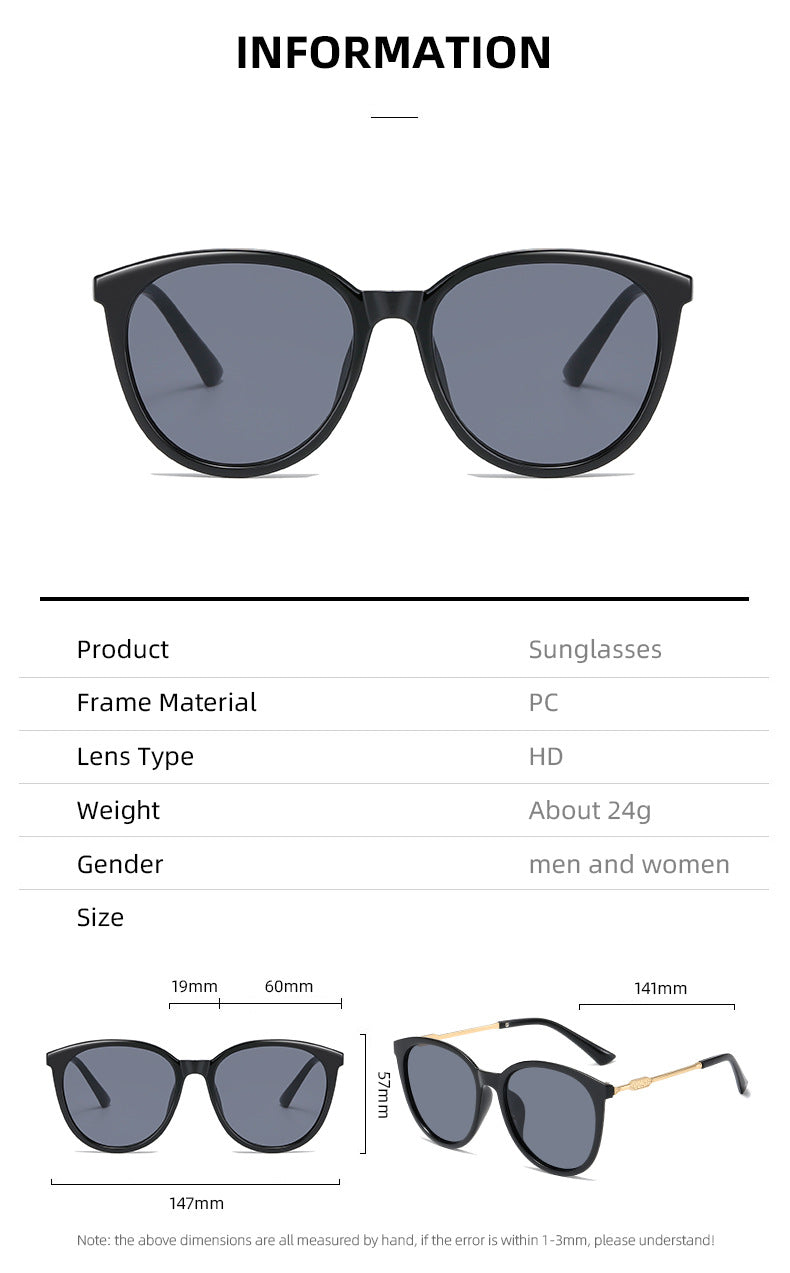 Dame Moderne Cat-Eye Solbriller med speilende glass Luvikno