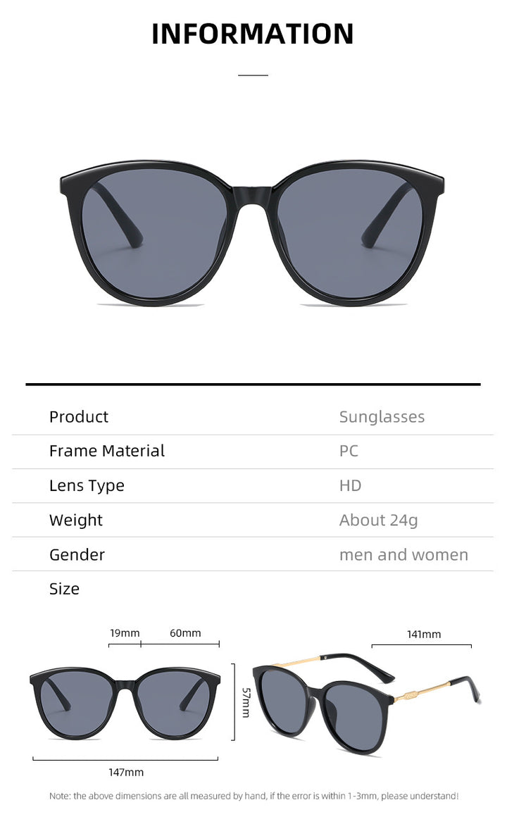 Dame Moderne Cat-Eye Solbriller med speilende glass Luvikno