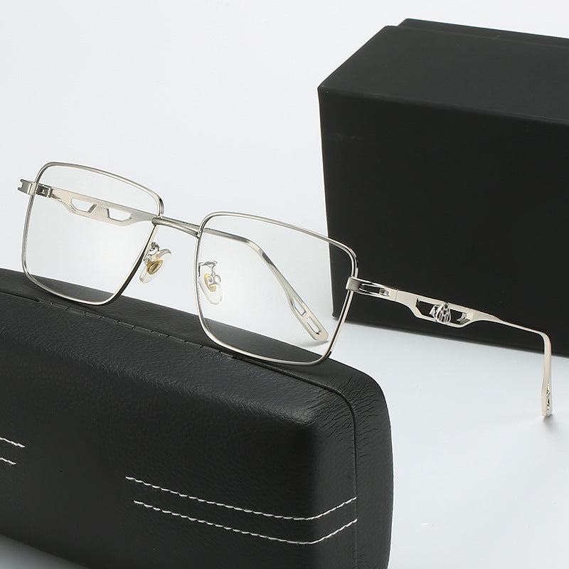 Dame luksus solbrille med markant geometrisk ramme og polarisert glass Luvikno