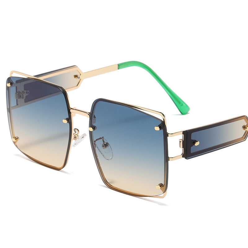 Damer elegante oversized solbriller med markant geometrisk design Luvikno