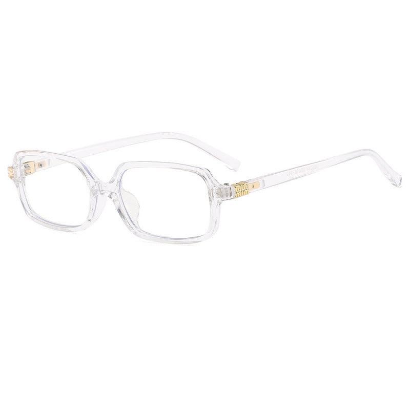 Dame moteriktig lesebrille i moderne kvadratisk design Luvikno