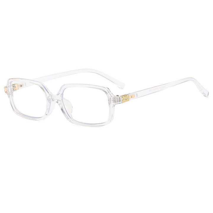 Dame moteriktig lesebrille i moderne kvadratisk design Luvikno
