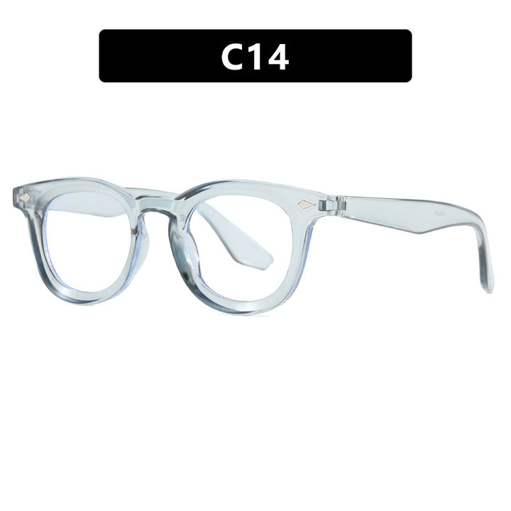 Damen modische Cat-Eye solbrille med transparent ramme Luvikno