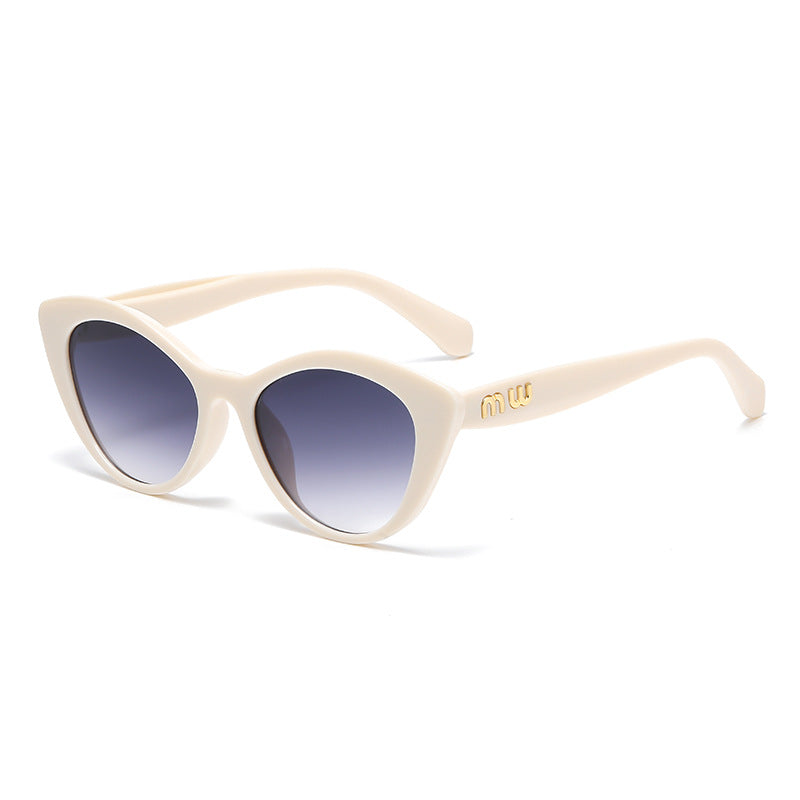 Kvinnenes fashionable cat-eye solbriller med UV-beskyttelse Luvikno