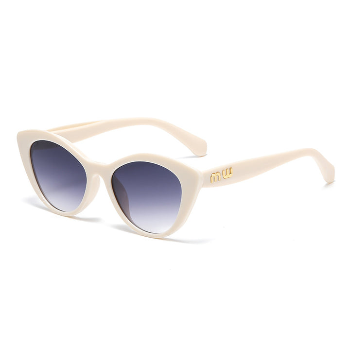 Kvinnenes fashionable cat-eye solbriller med UV-beskyttelse Luvikno