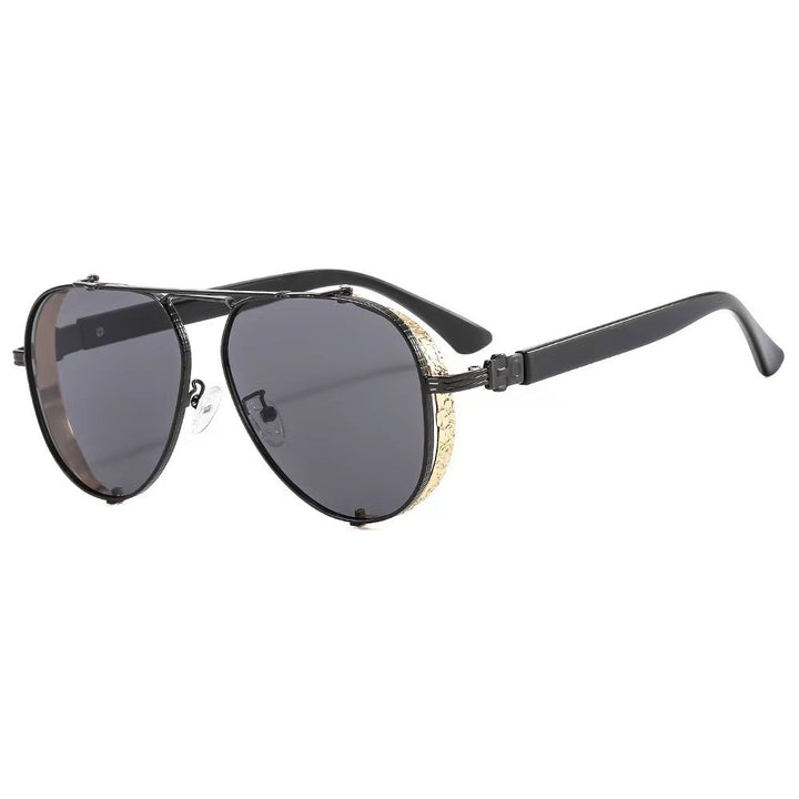 Dame moteriktig solbrille med innovativ retro-futuristisk design Luvikno