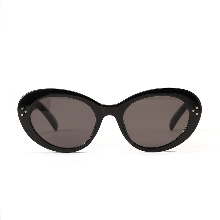 Dame moteriktig oversized solbrille med elegant ramme Luvikno
