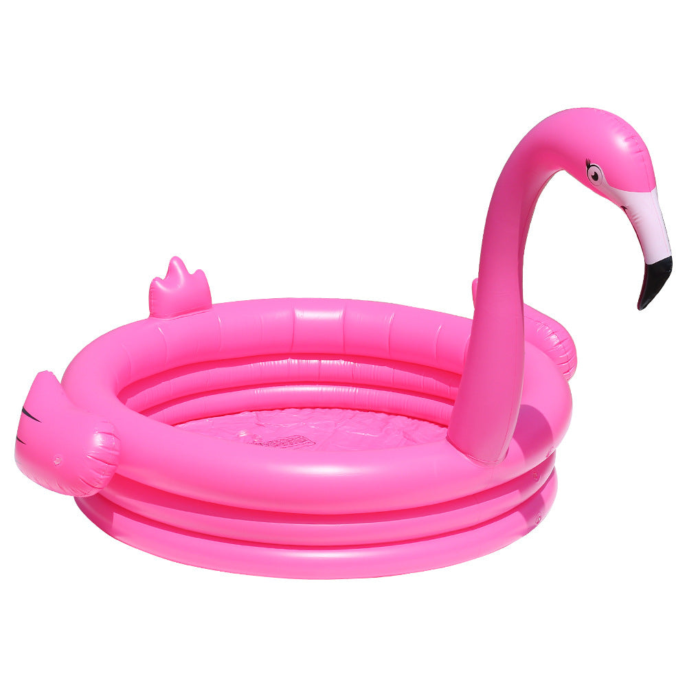 Kvinnenes oppblåsbare flamingo svømmebasseng Luvikno