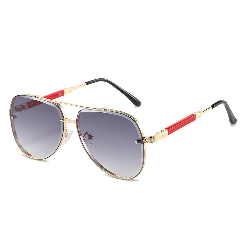 Dame Aviator solbriller med stilfull gradientbeskyttelse Luvikno