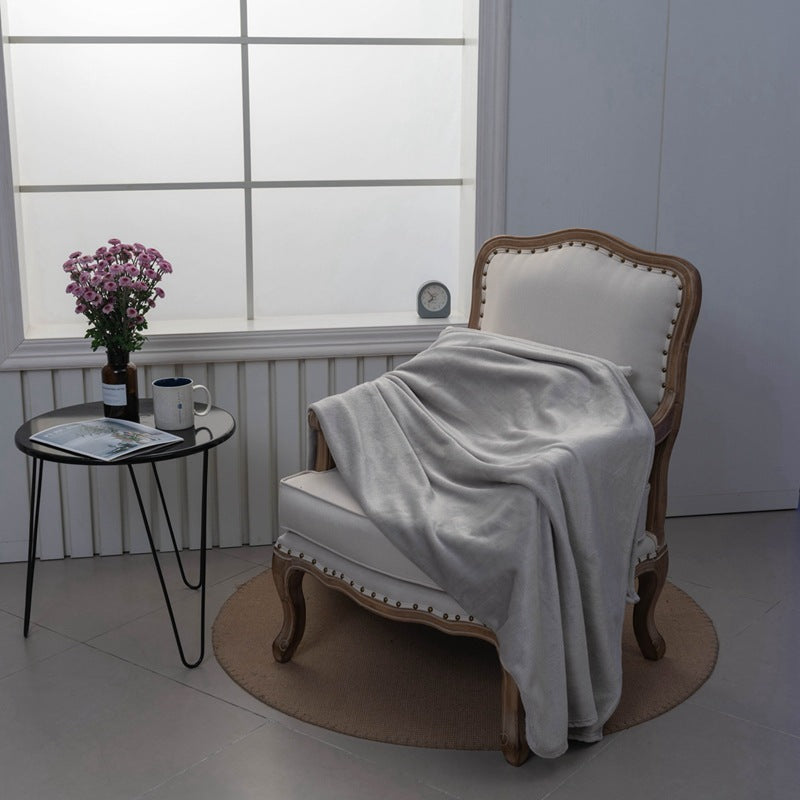 Damer Koselig Plysj-teppe med Vendbart Design Luvikno