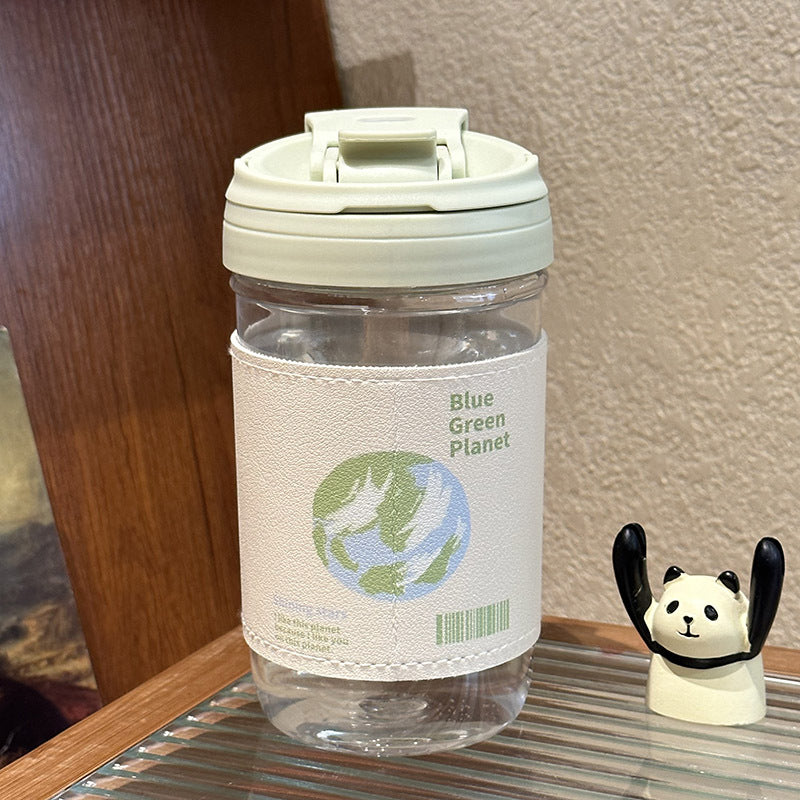Damen wiederverwendbare Trinkflasche mit innovativem Sicherheitsverschluss Luvikno