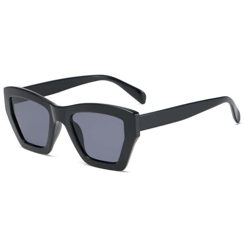 Damer trendy solbriller i moderne geometrisk design Luvikno