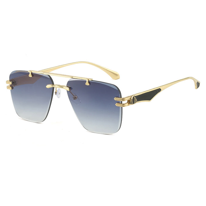 Dame Designer-solbrille i ekstravagant ramme Luvikno