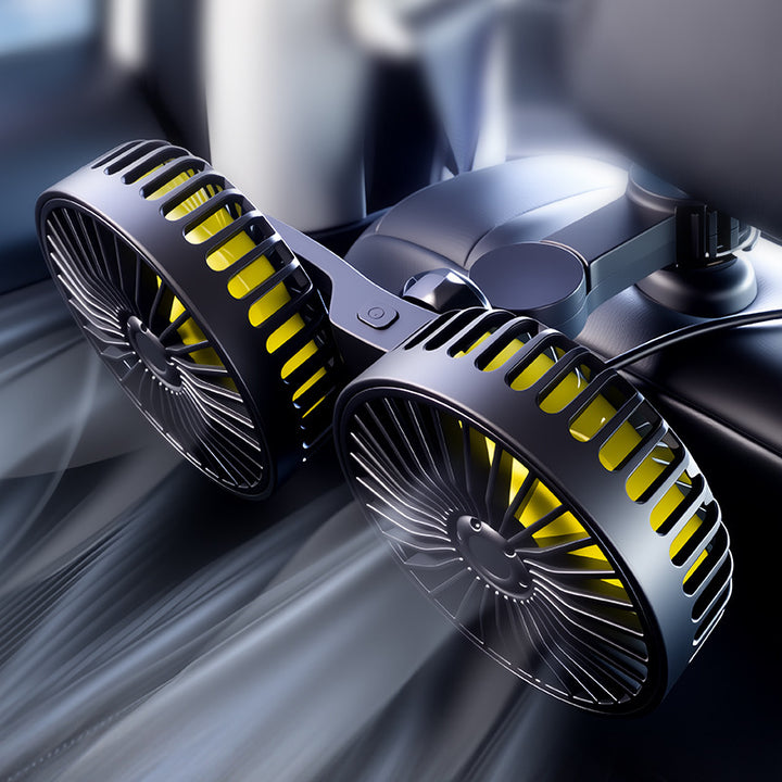 Dual Airflow Bil Kjøle Vifte Luvikno
