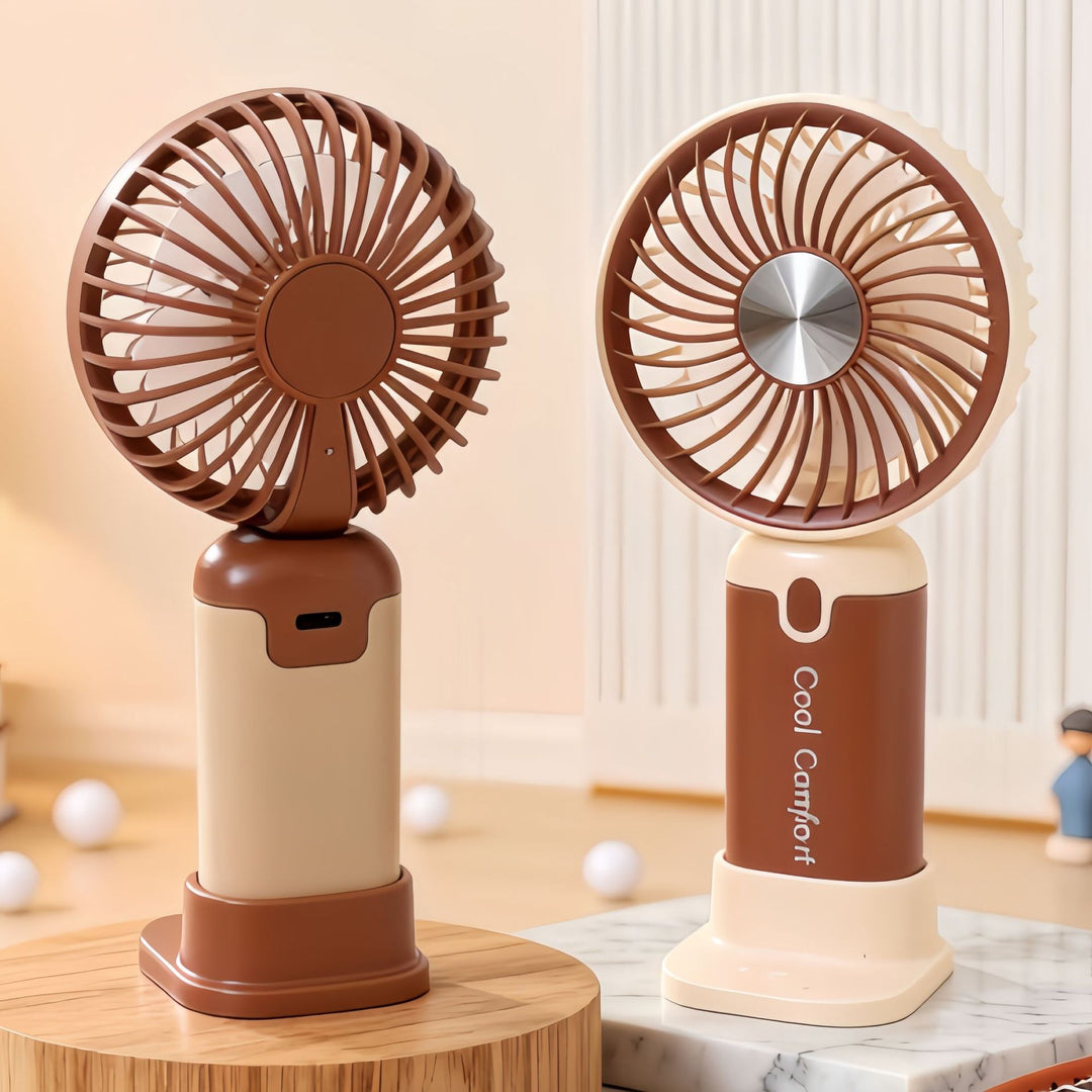 Dame bærbar vifte med trådløs funksjon og ergonomisk design Luvikno