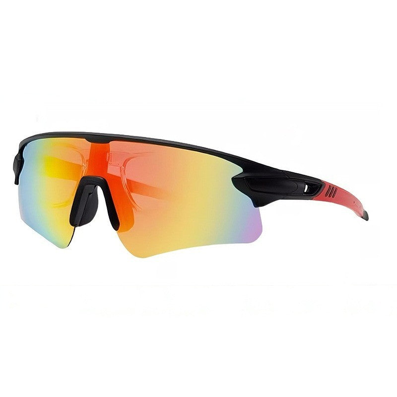 Unisex Sportslig høytytende solbrille med aerodynamisk design og justerbart nesepad Luvikno