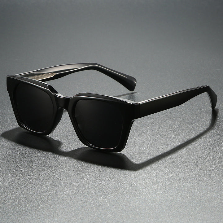 Damer trendy firkantet solbrille Luvikno
