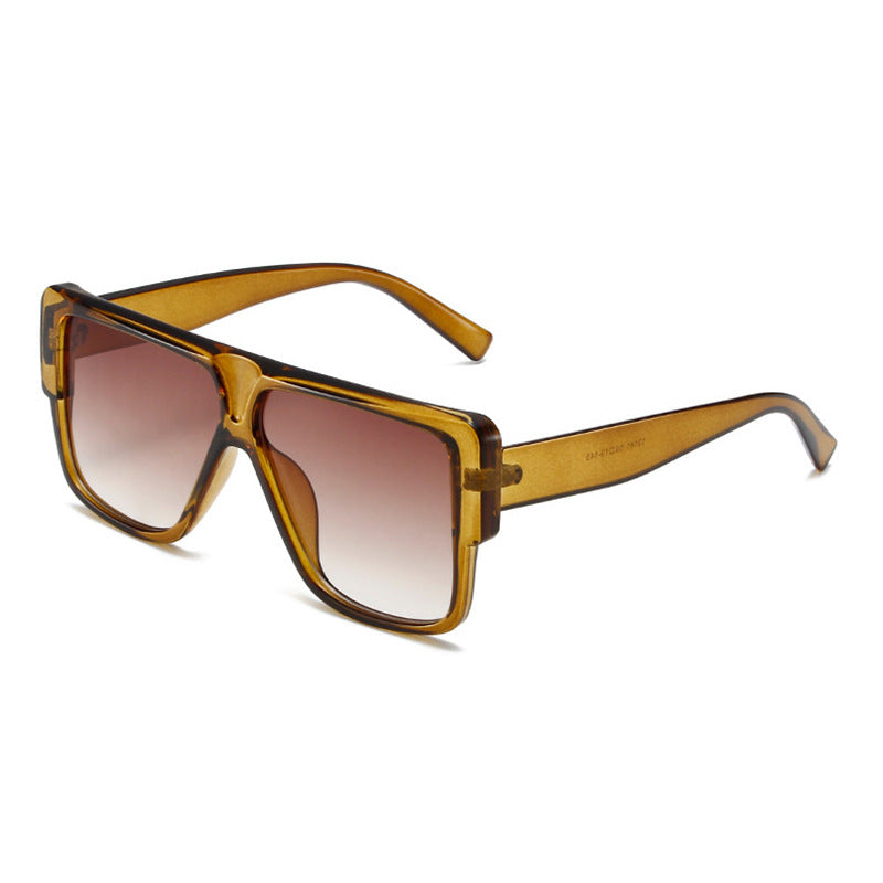 Dame firkantet solbrille med markant ram Luvikno