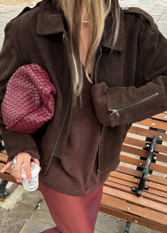 Luvik | Touch Kcroppattu Nahkatakki